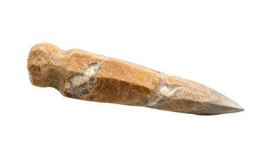 Long, thin, brown object with a pointed end on transparent or white background,png