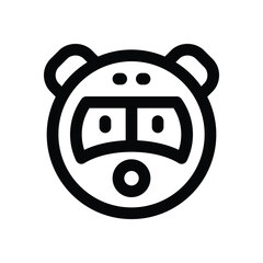 vacuum machine line icon. Clean and minimalist vector icon for websites, mobile apps, presentations, and logos. Fully scalable and customizable for any project.