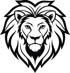Obraz premium lion head vector