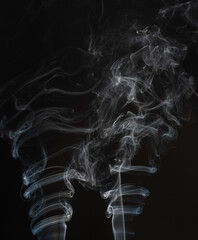 Abstract fume smoke