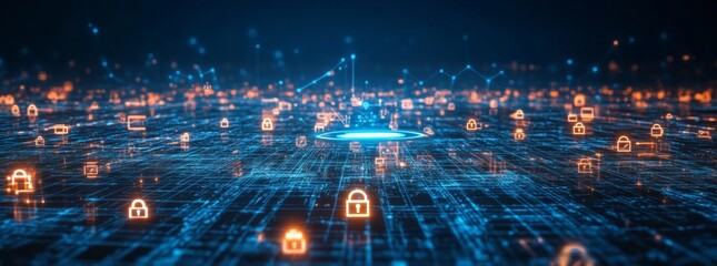 Obraz premium Network Security