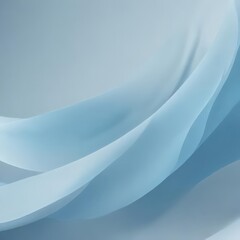 Fototapeta premium Abstract light blue backdrop with smooth, flowing texture Soft color transitions and gentle curves , photography, background