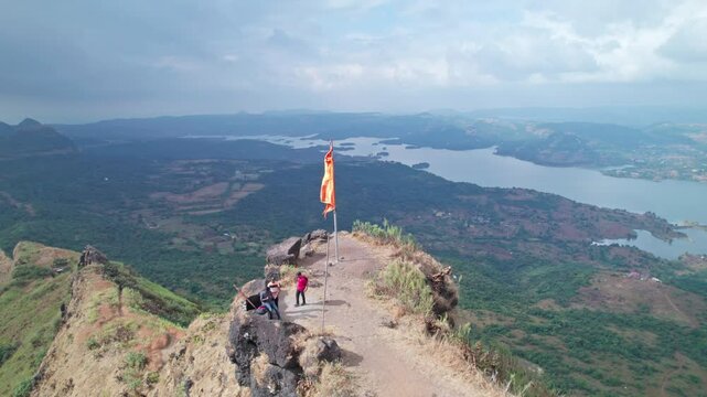 Tung Fort, one of the most scenic and historical spots near Lonavala. Standing tall at 1,075 meters, this fort offers breathtaking views of the surrounding landscape, including Pawna Lake.