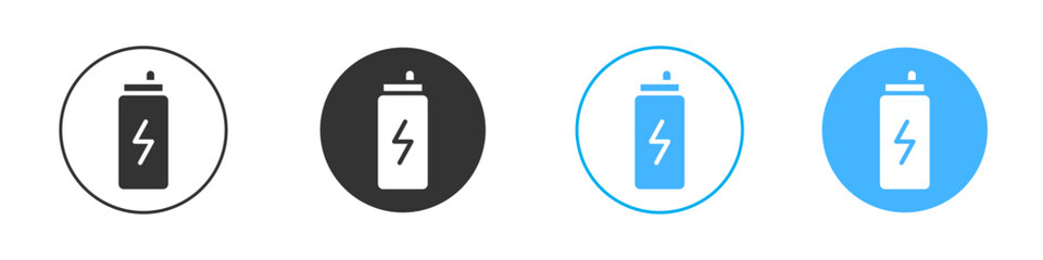 Energy drink icon simple flat vector icon pack