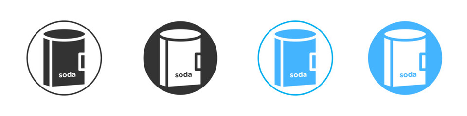 baking soda icon simple flat vector icon pack