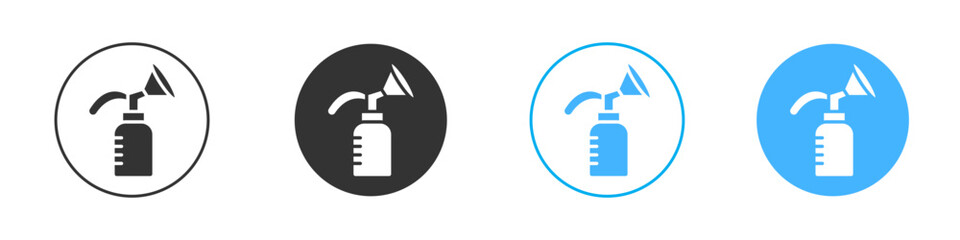 Breast pump icon simple flat vector icon pack