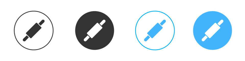 Rolling pin icon simple flat vector icon pack