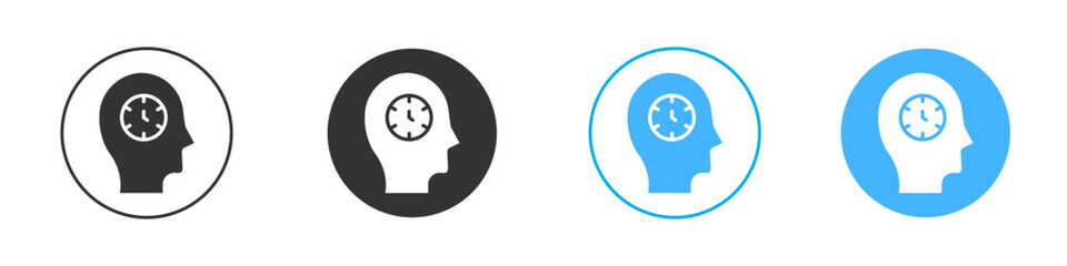 Patience icon simple flat vector icon pack