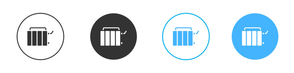Radiator icon simple flat vector icon pack