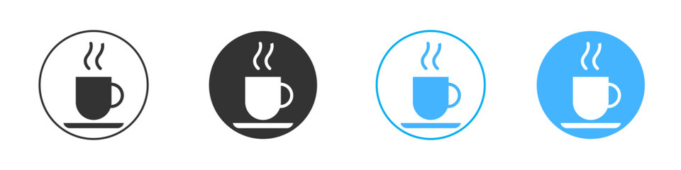 Coffee mug icon simple flat vector icon pack