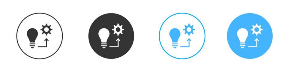 Implementation icon simple flat vector icon pack