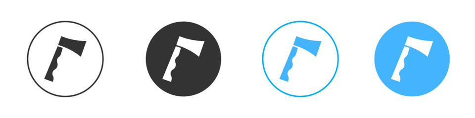 Hatchet icon simple flat vector icon pack