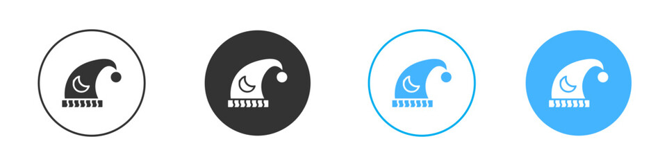 Sleeping Hat icon simple flat vector icon pack