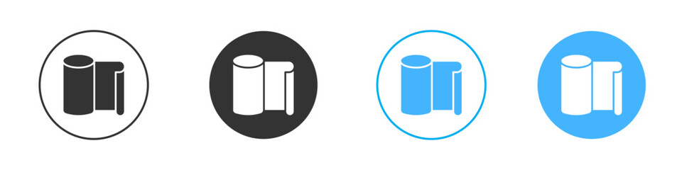 foil roll icon simple flat vector icon pack