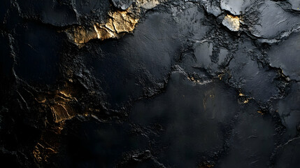 Fototapeta premium Dark Abstract Texture with Gold Accents