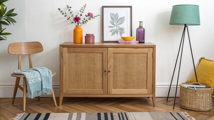 Obraz premium living room interior with furniture