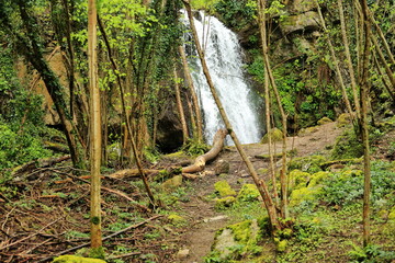 Waterfall of the La Zalaya Stream, Ezcaray