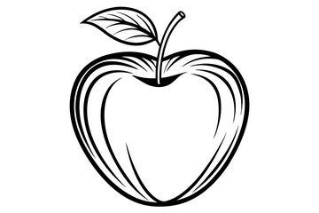 Minimalist Vector Line Art of Fruits | Black and White Fruit Illustration | Logo Icon Clipart Design