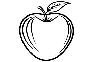Minimalist Vector Line Art of Fruits | Black and White Fruit Illustration | Logo Icon Clipart Design