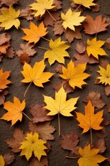 Yellow Leaves Close-up