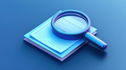 Documents examined under magnifying glass