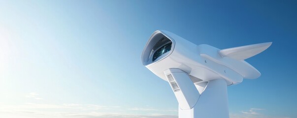 Modern White Observation Device