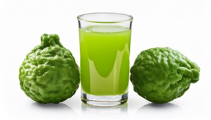 Obraz premium bergamot juice isolated