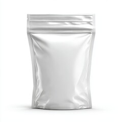 Blank stand up pouch isolated on white background