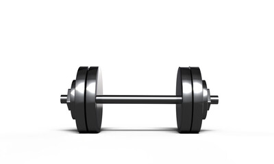dumbbell object white dicut background exercising healthy lifestyle weight sport dumbbell training strength active vitality wellbeing muscular build dumbbell human body strength training barbell sport