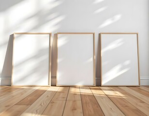 Fototapeta premium Room interior with mockup.