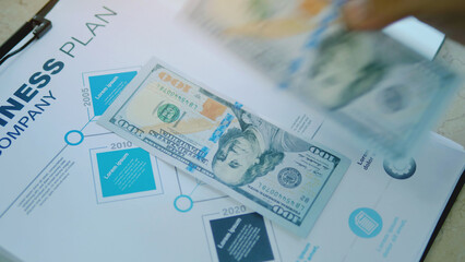 Dollar Currency Financial Planning and Financial Investment Income from Working to Earn Money