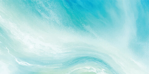 Minimalist watercolor background in blue and green with fluid ink-style texture. Stylish and clean, perfect for modern design projects.
