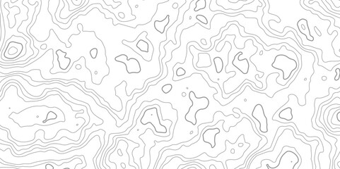  Modern design with White background with topographic wavy pattern design.paper texture Imitation of a geographical map shades.Topographic map background geographic line map with elevation assignments