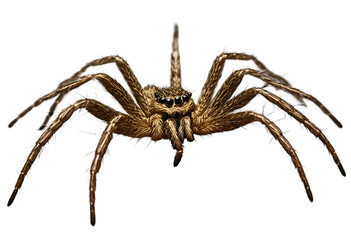spider isolated on white background