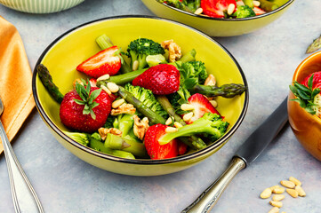 Healthy salad plate.