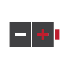 Fototapeta premium batery color