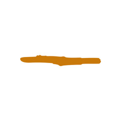 Cartoon wooden twig