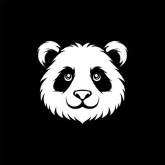 Panda mascot logo vector illustration