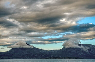 The beautiful landscapes of Storjord, Norland, Norway