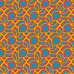 Abstract shapes pattern design