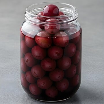 Traditional Korean preserved grape syrup with vibrant purple tones - Podo Cheong