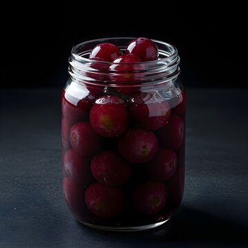 Traditional Korean preserved grape syrup with vibrant purple tones - Podo Cheong