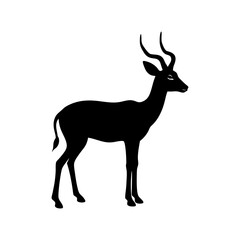 antelope vector silhouette