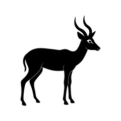 antelope vector silhouette