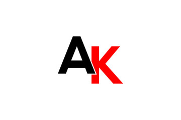 AK-KA Initial Logo Vector &ndash; Sleek & Creative Letter Design for Modern Branding & Professional Identity