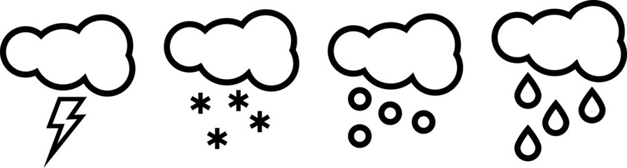 4 types of weather