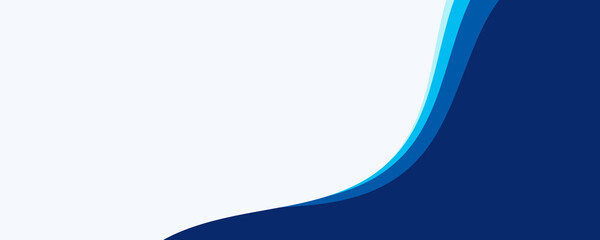Blue Wave Abstract Corporate Background for Business and Banner Design