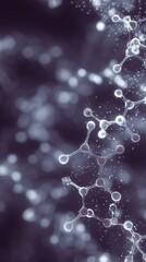 Collagen Molecule Background Fusing Science and Beauty for Anti-Aging