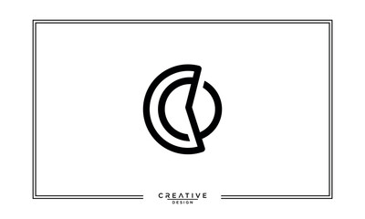 CO, OC, C, O, Abstract Letters Logo Monogram
