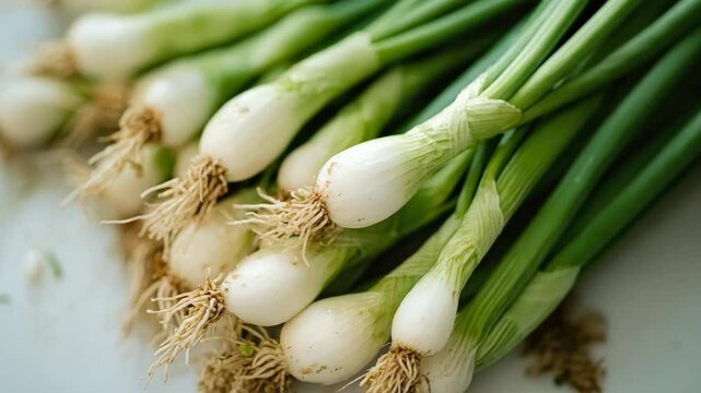 Fresh organic shallots with skin on, ready for cooking or serving.